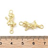 Alloy Puppy Connector Charms FIND-G085-13G-3