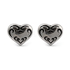 316 Surgical Stainless Steel Stud Earrings EJEW-R022-02AS-4