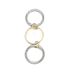 Brass Micro Pave Cubic Zirconia Finger Rings RJEW-D325-01PG-01-5