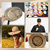 8Pcs 2 Styles  Polyester & Cotton Adjustable Hat Sweatband DIY-BC0013-50A-6