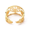 304 Stainless Steel Open Cuff Rings RJEW-Q808-05G-3