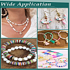 5 Strands Flat Round Handmade Polymer Clay Beads CLAY-LP0001-04A-3
