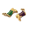 304 Stainless Steel Enamel Pendants STAS-B097-26G-01-2