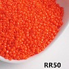 Opaque 6/0 Glass Seed Beads SEED-I013-4mm-RR50-1