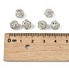 Brass Rhinestone Beads RB-A019-8mm-01S-4