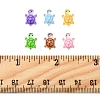 60Pcs 6 Colors Luminous Resin Cabochons RESI-FS0001-95-5
