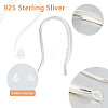 GOMAKERER 5 Pairs Sterling Silver Earring Hooks DIY-GO0001-30-3