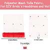 Elastic Polyester Deco Mesh Ribbons DIY-GF0009-01C-2