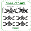 20Pcs Alloy Pendants FIND-LP0002-69-2