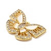 Rack Plating Brass Cubic Zirconia Pendants KK-Q803-04-3