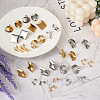 Cheriswelry 32Pcs 16 Style 304 Stainless Steel Stud Earring Findings STAS-CW0001-08-5