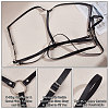 Adjustable Retro Imitation Leather Y-Shaped Heavy Duty Suspenders AJEW-WH0314-94-5