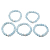 Natural Quartz(Dyed) Stretch Bracelets BJEW-JB01699-05-1