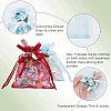 40Pcs 4 Colors 3D Flower Organza Drawstring Bags OP-BBC0001-06C-6
