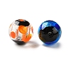 Handmade Silver Foil Glass Beads LAMP-F047-04C-2