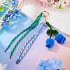 Polyester Pendant Keychains KEYC-TADJ0001-06B-3
