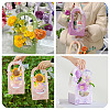 6 Sets 3 Colors Paper Flower Packing Baskets CON-TA0001-40-8