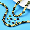 Handmade Polymer Clay Beads Strands CLAY-N008-008W-3