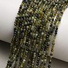 Natural Green Tourmaline Beads Strands GG-CBAA9B4-B01-01-1