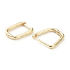 Brass Huggie Hoop Earrings LS-EJEW-P189-01G-2