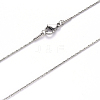 Non-Tarnish 304 Stainless Steel Coreana Chain Necklace NJEW-S420-005B-P-1