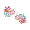 Translucent Resin Cabochons RESI-E039-27-3