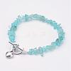 Natural Apatite Beaded Bracelets BJEW-JB02681-02-1