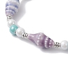 Handmade Porcelain Beaded Bracelets BJEW-JB12473-02-3