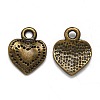 Unique Ideas for Valentines Day Mixed Tibetan Style Alloy Heart Pendants TIBEP-X0004-01-AB-3