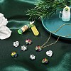 40Pcs 4 style Electroplated Glass Pendants EGLA-YW0001-12-7