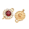 304 Stainless Steel Rhinestone Connector Charms STAS-G398-30G-03-2
