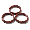 Natural Red Jasper Stretch Bracelets BJEW-F406-B27-1