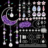 DIY Amethyst Sun Catcher Making Material Kit PW-WGD87FC-02-1