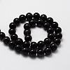 Natural Obsidian Round Beads Strands LS-G-E329-6mm-37-2