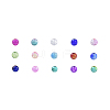 Spray Painted Crackle Glass Beads CCG-JQ0001-01-6mm-2