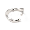 304 Stainless Steel Cuff Finger Ring RJEW-E063-32P-2