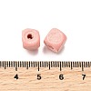 Spray Painted Wooden Beads WOOD-P021-01B-25-3