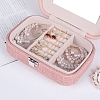 PU Leather Jewelry Packaging Boxes with Mirror Inside PW-WG93750-03-2