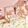 3-Tier Wooden Ice Cream Cone Display Risers ODIS-WH0017-090-5
