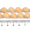 Natural Topaz Jade Beads Strands G-G182-B15-05-5