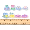 32Pcs 8 Style Transparent Acrylic Beads MACR-FS0001-95-5