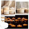 20Pcs Transparent Plastic Candle Holder AJEW-LP0001-04-4