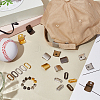 40Sets 5 Colors Iron Baseball Hat Cap Buckle Strap Clasp Clip Kit FIND-NB0005-36-4