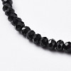 Faceted Rondelle Glass Beaded Necklaces NJEW-JN02568-05-2