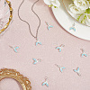 10Pcs Brass Micro Pave Cubic Zirconia Pendants KK-BBC0020-40-3