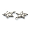 Non-Tarnish 304 Stainless Steel Charms STAS-P279-47P-2