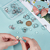 DIY Round Cuff Ring Making Kits DIY-UN0008-10-4