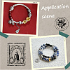 100Pcs 10 Styles Alloy European Beads FIND-SP0003-95-5