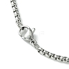 Stainless Steel Pendant Necklaces NJEW-L117-03B-P-3