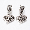 15Pcs Tibetan Style Alloy European Dangle Charms MPDL-ZF0001-02-1